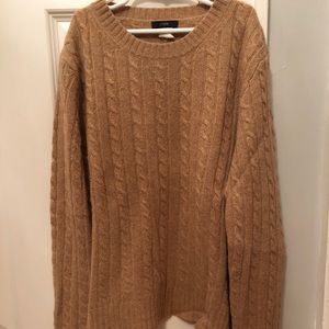 EUC JCrew Women’s Sweater Camel Brown Size L